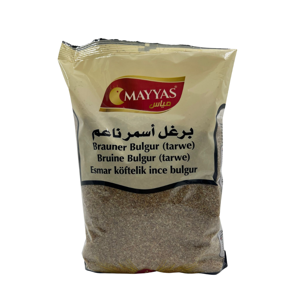 Mayyas Feiner Dunkler Bulgur 900 g – Perfekt für Köfte, Taboulé und orientalische Gerichte