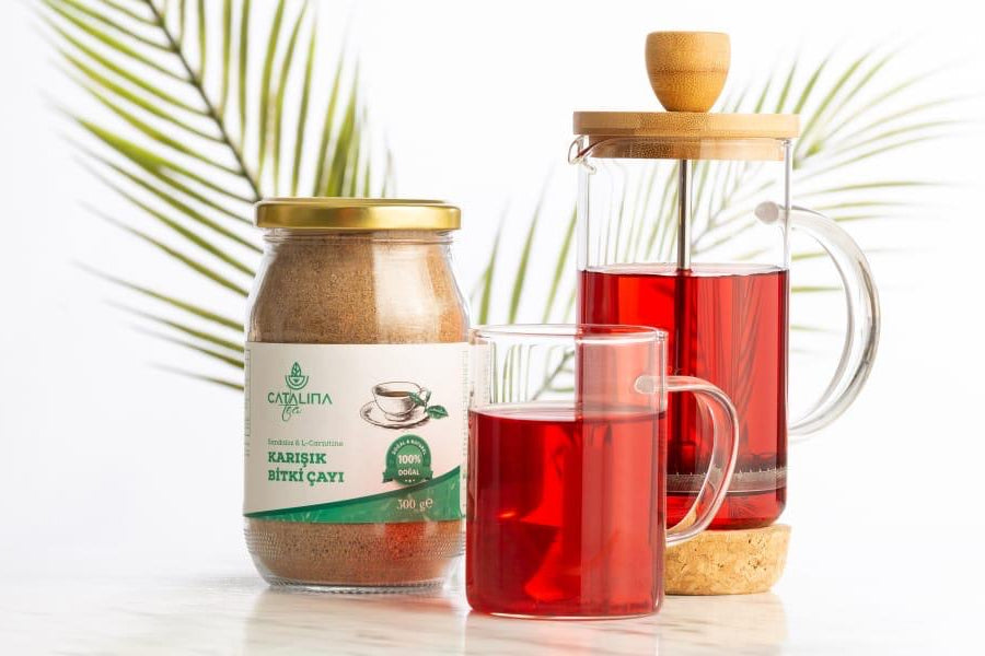 Catalina Gemischter Kräuter Tee 300 Gramm - Morgendlicher Kräutertee für Energie