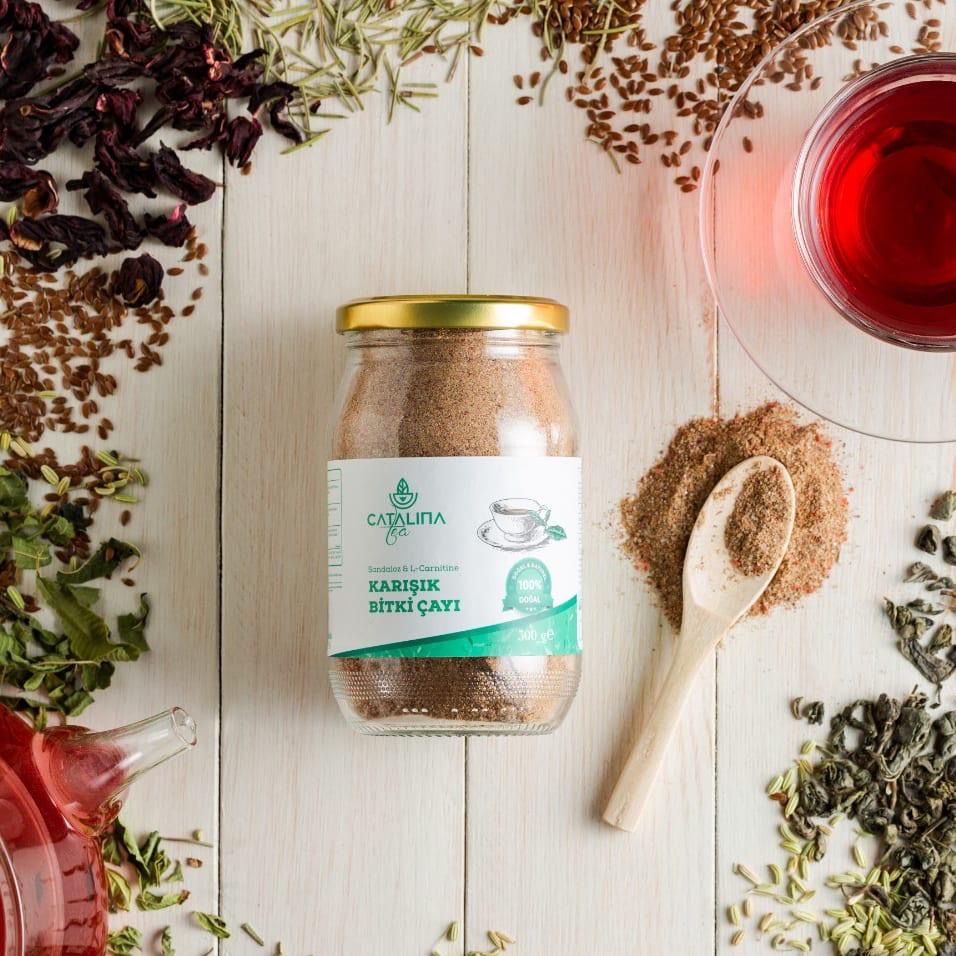 Catalina Gemischter Kräuter Tee 300 Gramm - Morgendlicher Kräutertee für Energie