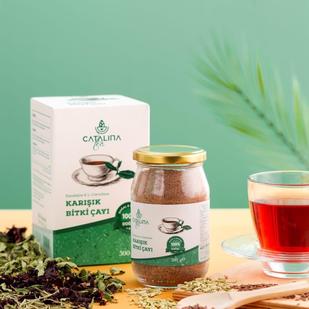 Catalina Gemischter Kräuter Tee 300 Gramm - Morgendlicher Kräutertee für Energie