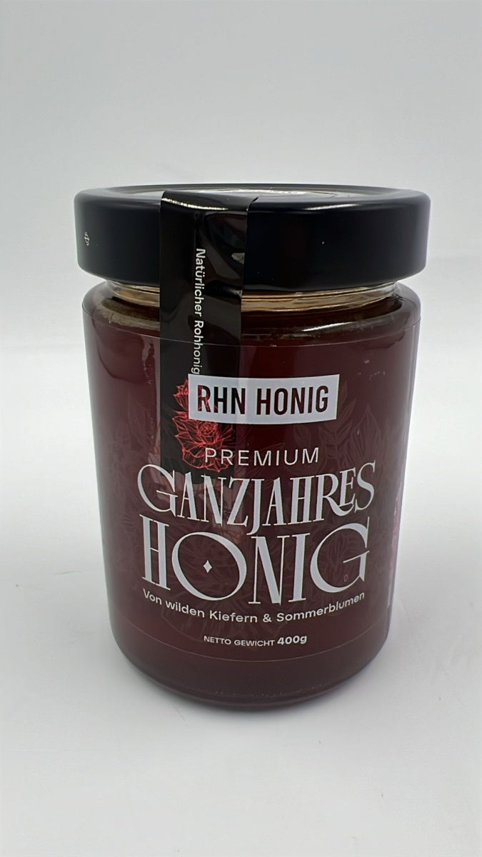Esnero Premium Ganzjahreshonig 400 g – 100% Reiner Deutscher Vielblütenhonig