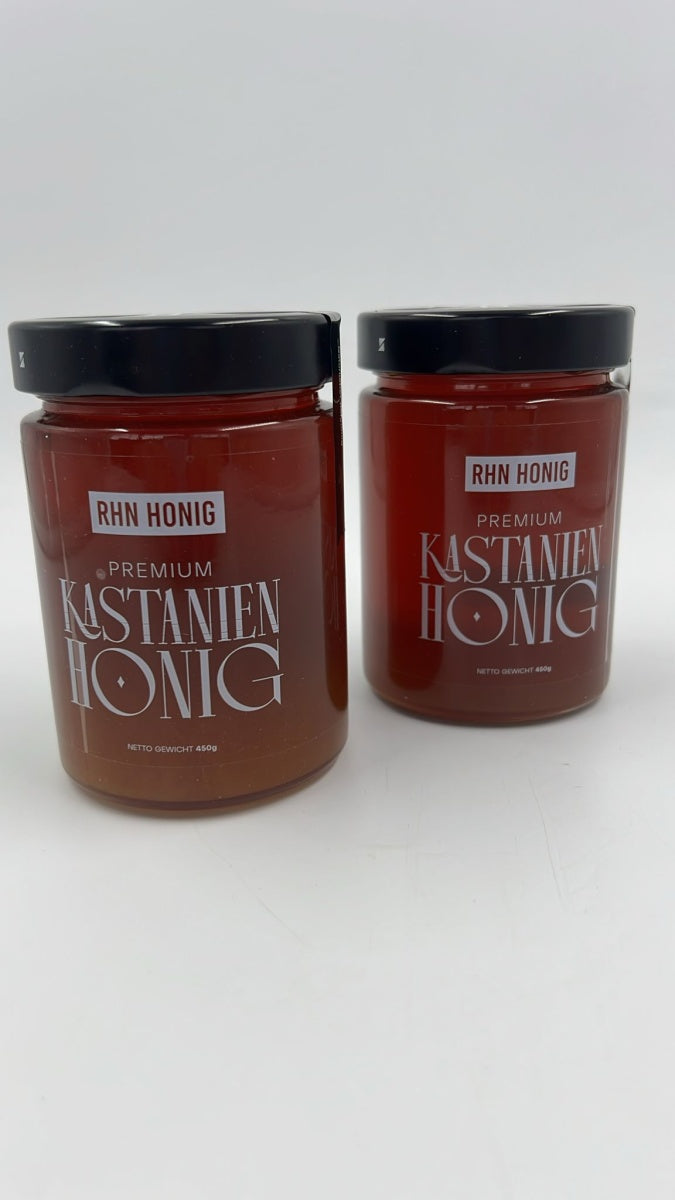 Esnero Premium Kastanienhonig 450g – 100% Naturbelassen, Rein & Ohne Zusätze