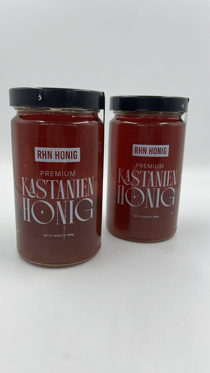 Esnero Premium Kastanienhonig 920 g – 100% Naturbelassen & Aromatisch