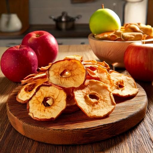 Getrocknete Apfelchips 500g – Natürliche, Sonnengetrocknete Apfelscheiben ohne Zusatzstoffe