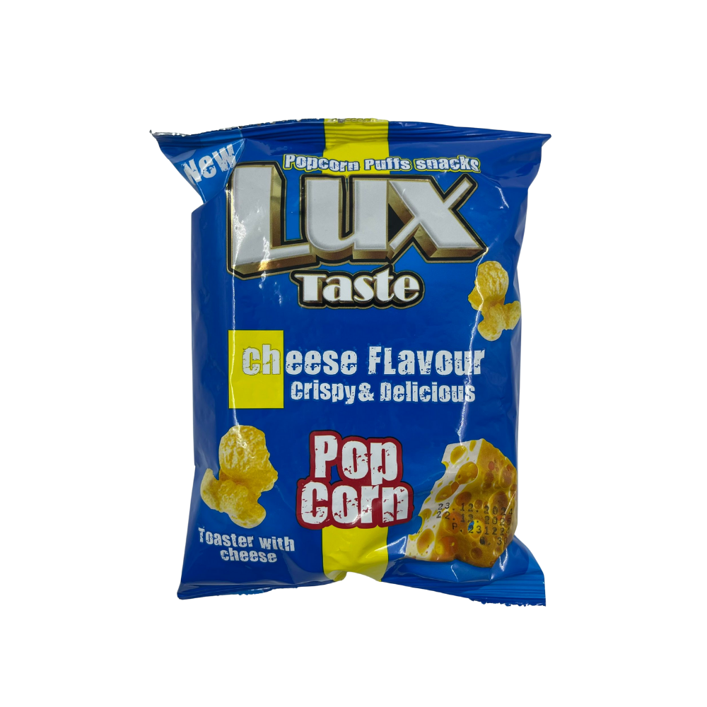 Lux Taste Mais Snack Cheese Flavour 30 g – Knuspriger Käse-Maissnack
