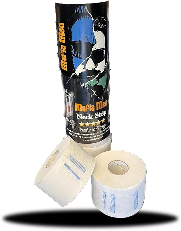 Mafia Men Nackenpapier – 5 Rollen à 500 Stück – Einweg Nackenstreifen