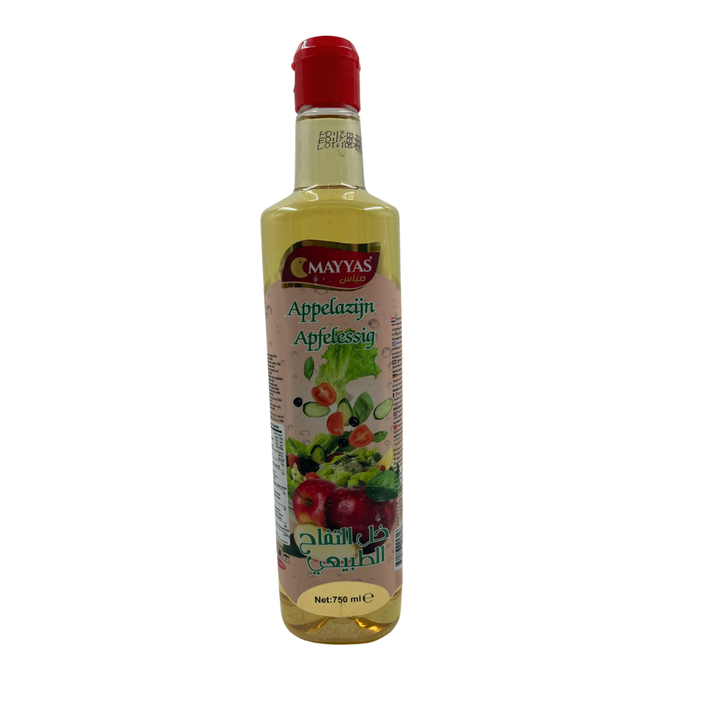 Mayyas Apfelessig 750 ml – Natürlich Fermentierter Apfelessig
