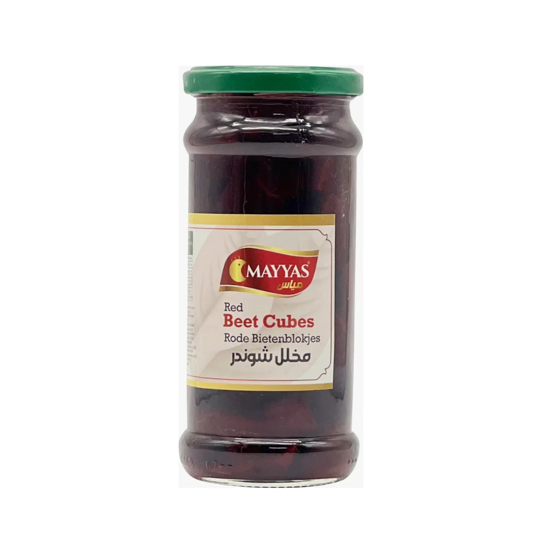 Mayyas Red Beet Cubes 200 g - Eingelegte Rote Beete mit Gewürzen