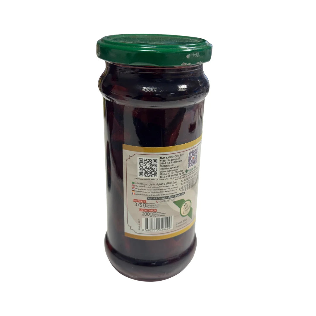 Mayyas Red Beet Cubes 200 g - Eingelegte Rote Beete mit Gewürzen