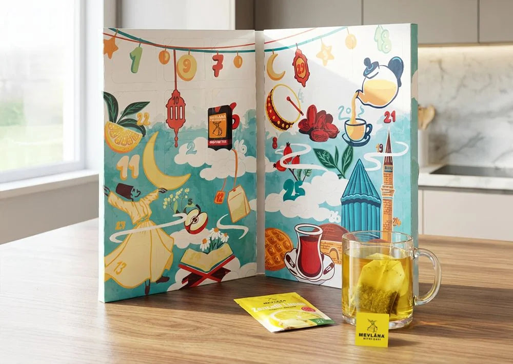 Mevlana Ramadan Tee Kalender - 90 Kräutertee-Beutel in verschiedenen Sorten