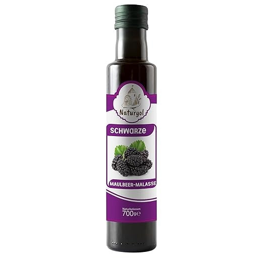 Naturyol Schwarze Maulbeer-Malasse 700g – Natürlicher Zuckerersatz