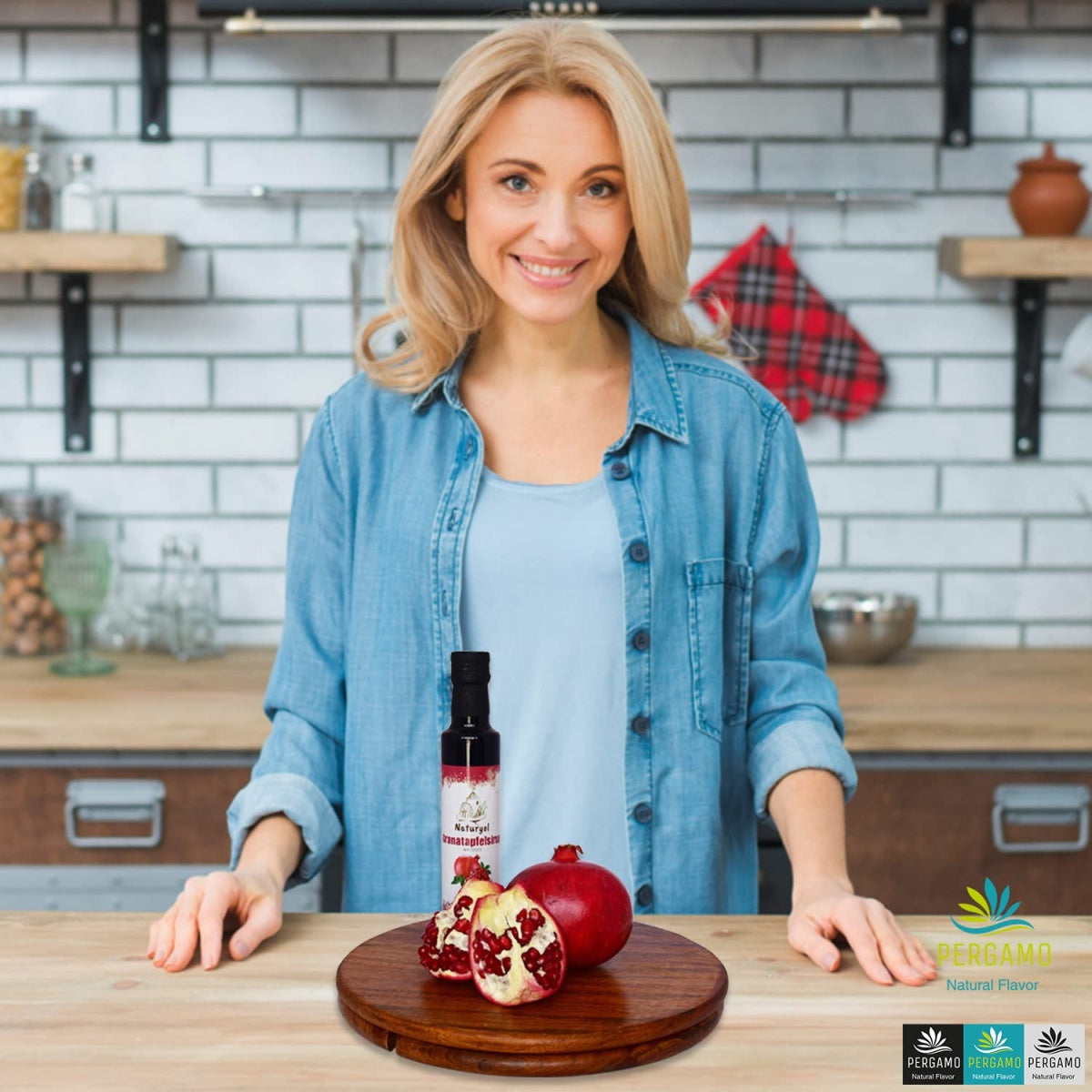 Premium Granatapfelsirup 340g – 100% Natürlich & Vegan, Ohne Zucker