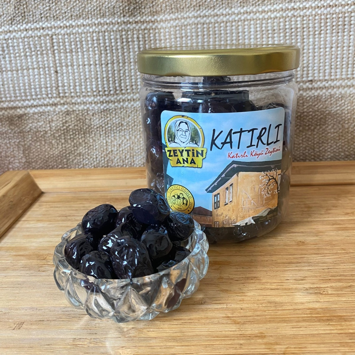 Zeytin Ana Katirli Schwarze Oliven 1000g – Premium Türkische Natur-Oliven