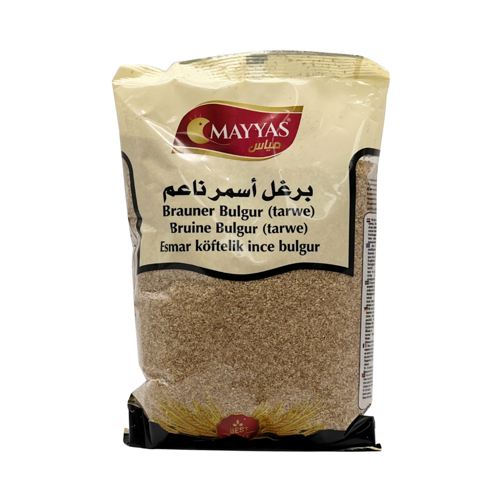 Mayyas Feiner Dunkler Bulgur 900 g – Perfekt für Köfte, Taboulé und orientalische Gerichte