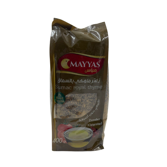 Mayyas Sumac Royal Thyme - Zaatar Royal Thymian mit Sumach 400 g