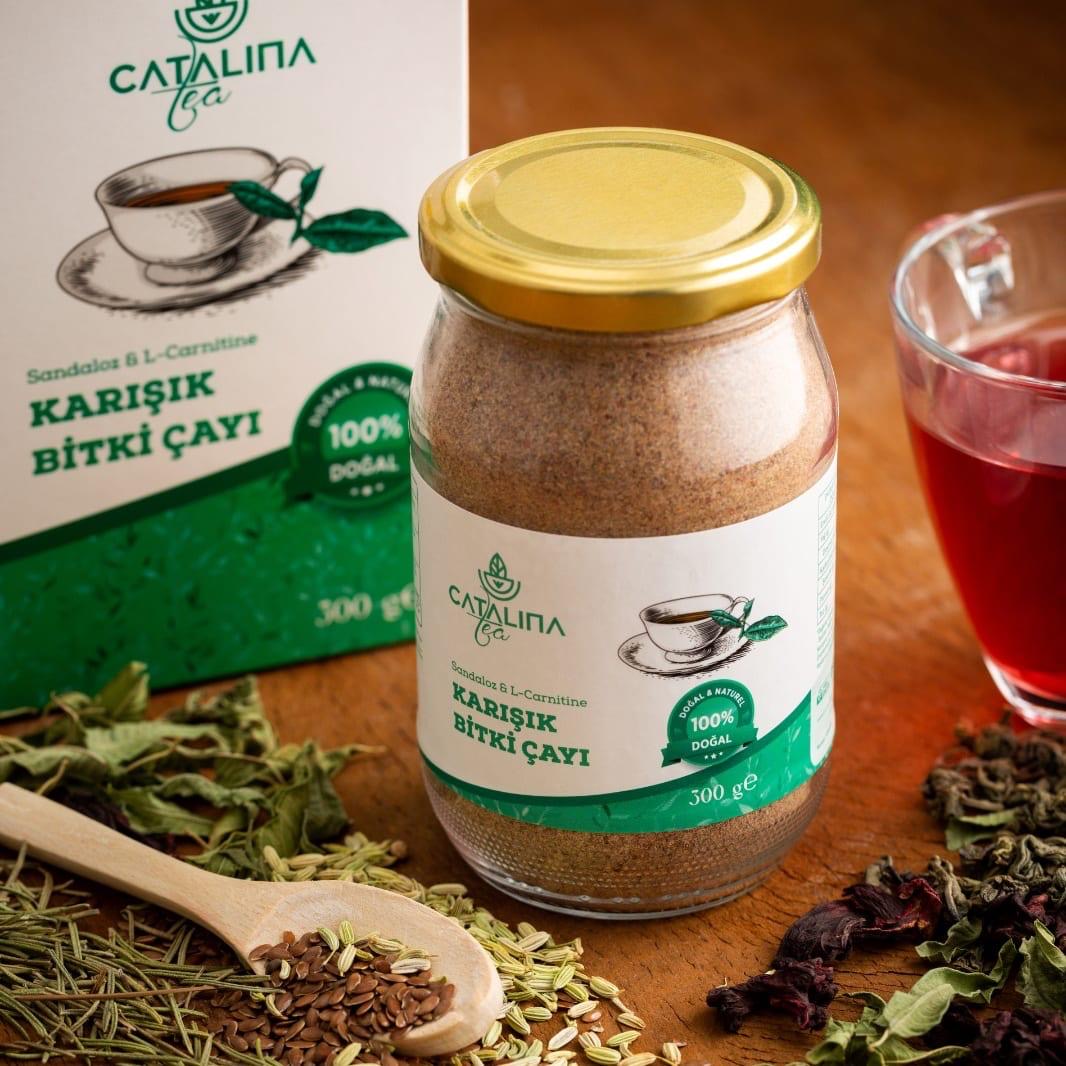 Catalina Gemischter Kräuter Tee 300 Gramm - Morgendlicher Kräutertee für Energie