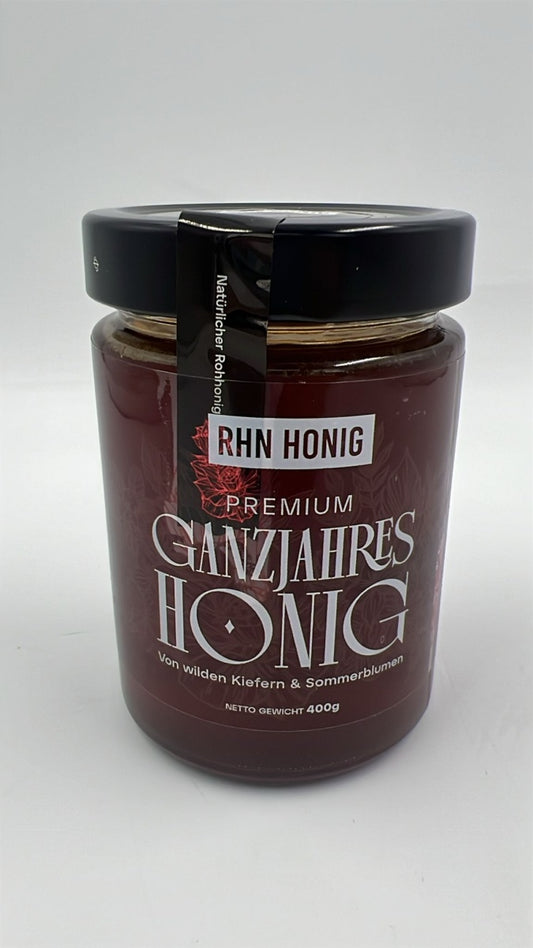 Esnero Premium Ganzjahreshonig 400 g – 100% Reiner Deutscher Vielblütenhonig