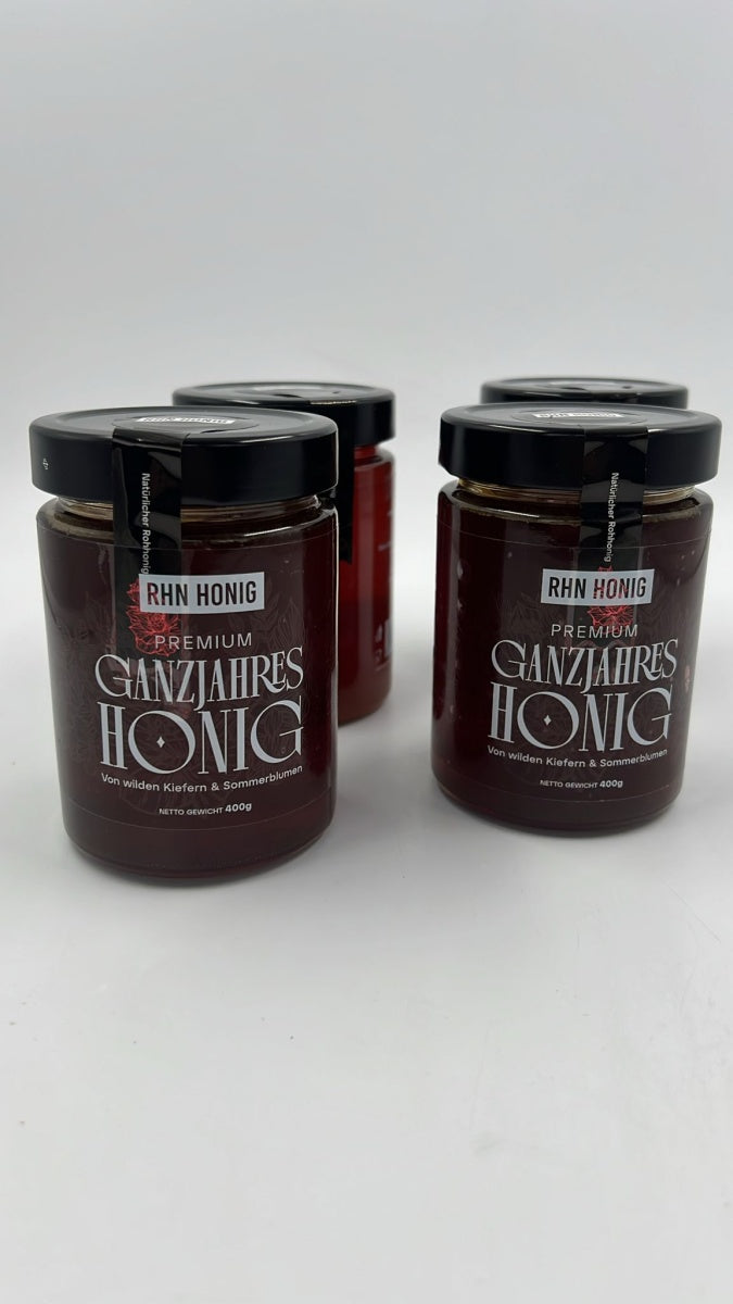 Esnero Premium Ganzjahreshonig 400 g – 100% Reiner Deutscher Vielblütenhonig