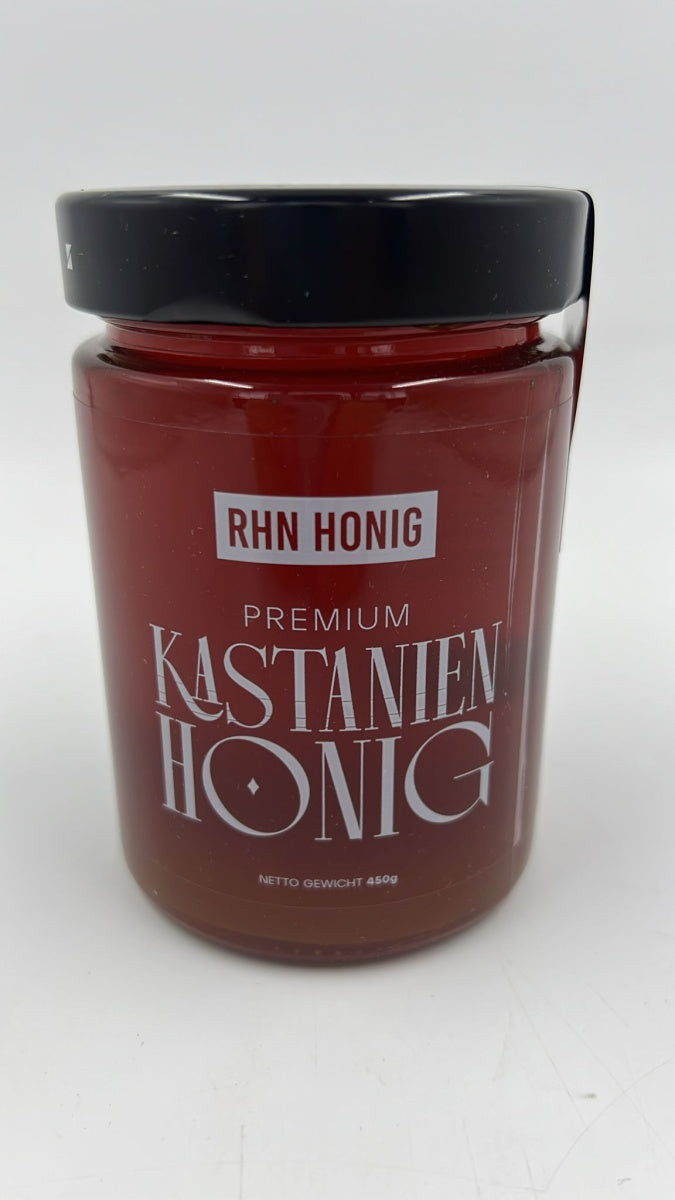 Esnero Premium Kastanienhonig 450g – 100% Naturbelassen, Rein & Ohne Zusätze