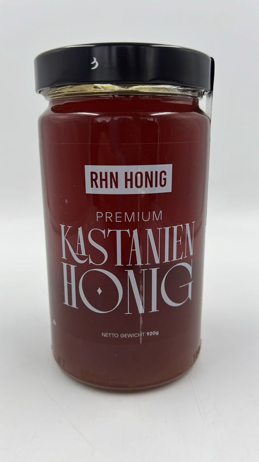 Esnero Premium Kastanienhonig 920 g – 100% Naturbelassen & Aromatisch