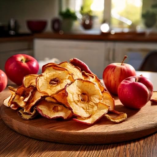 Getrocknete Apfelchips 500g – Natürliche, Sonnengetrocknete Apfelscheiben ohne Zusatzstoffe