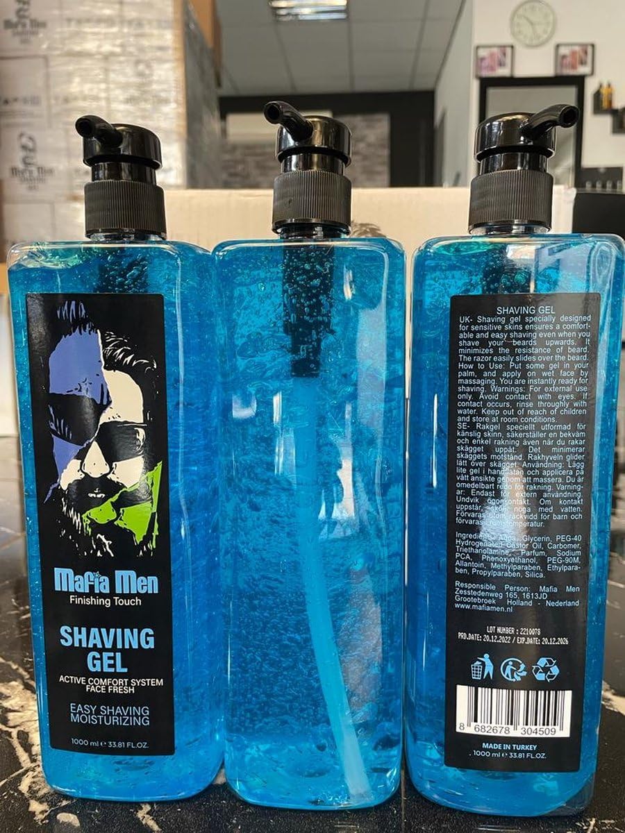 Mafia Men Rasiergel 1000ml – Feuchtigkeitsspendend & Hautberuhigend