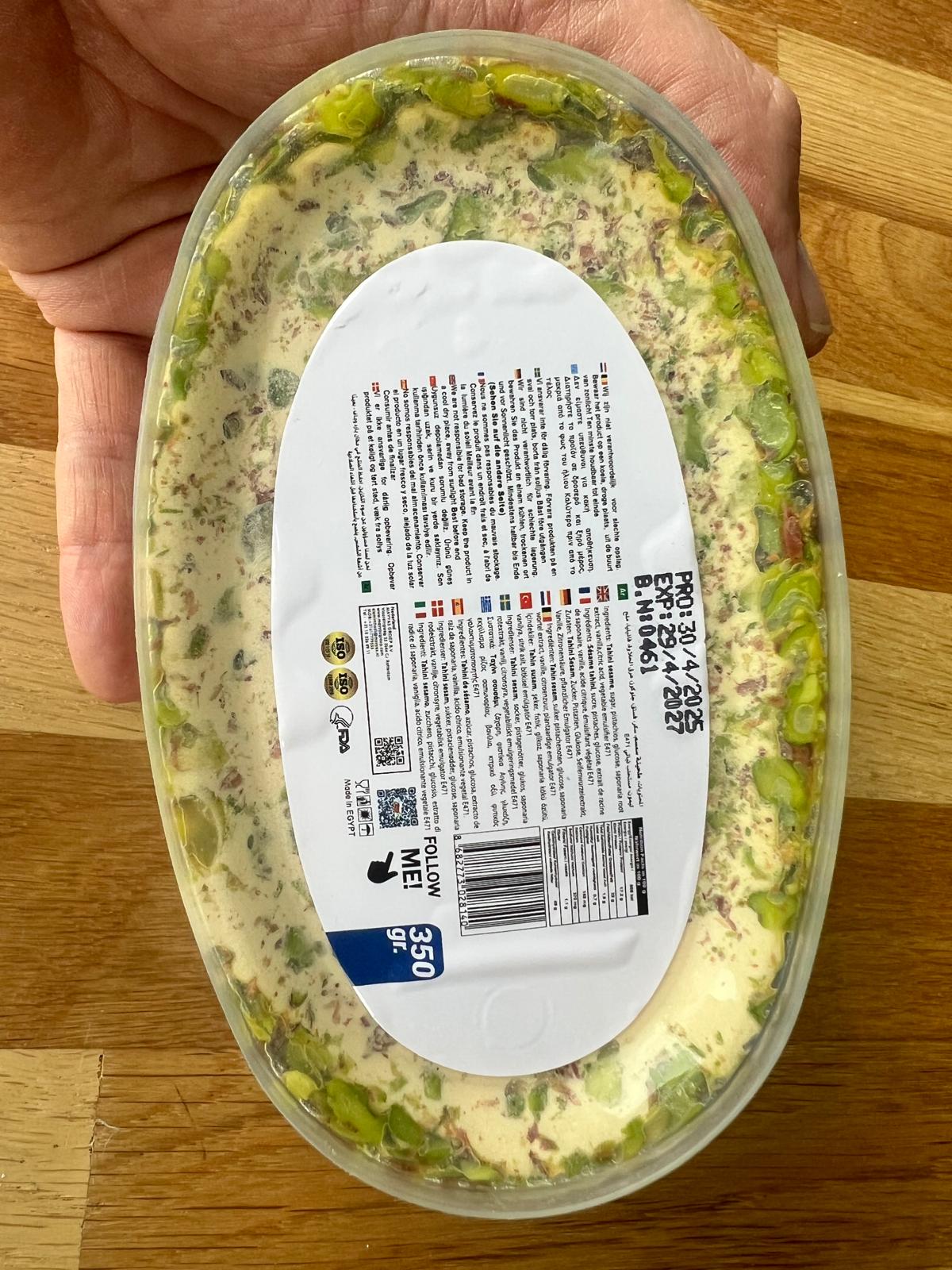 Mayyas Extra Pistazien Halva 350 g - Orientalische Sesamspezialität mit Pistazien