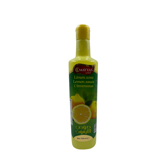 Mayyas Lemon Sauce 750 ml – Frische Zitronensauce für Küche & Salate