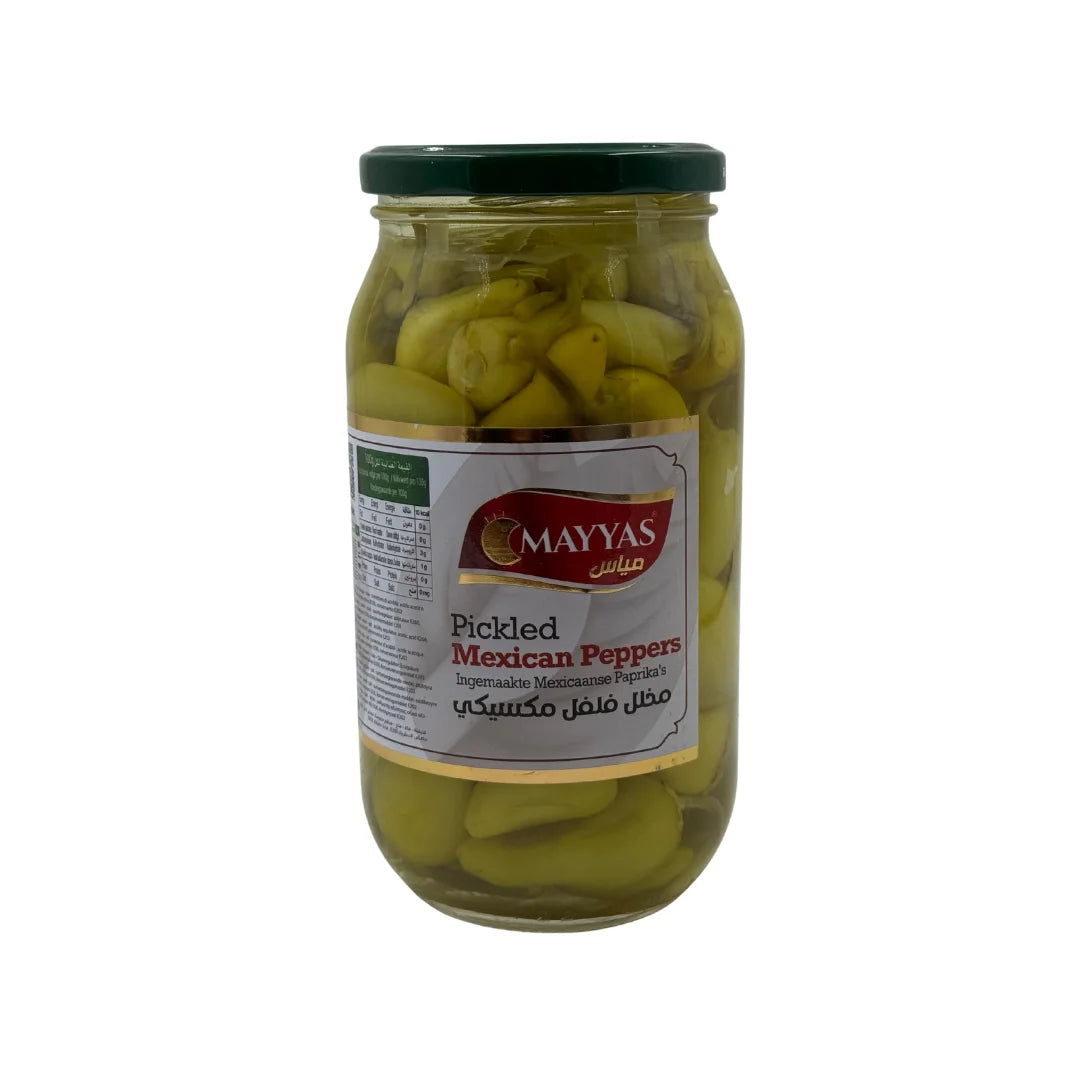 Mayyas Mexican Pepper Pickled 500 g – Würzig & Aromatisch, Ohne Zusatzstoffe