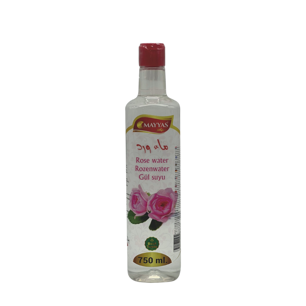 Mayyas Rosenwasser 750 ml, Rose Water - Natürliches Rosenaroma