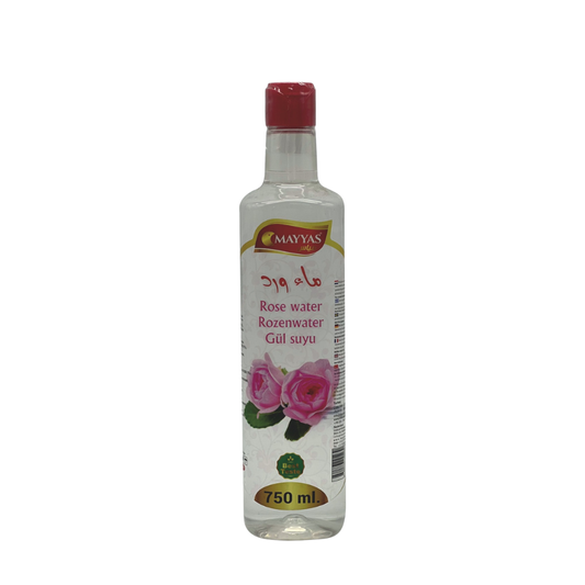 Mayyas Rosenwasser 750 ml, Rose Water - Natürliches Rosenaroma