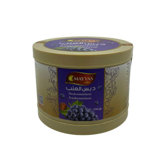 Mayyas Traubenmelasse 700 g  - Natürlicher Traubensirup aus besten Trauben