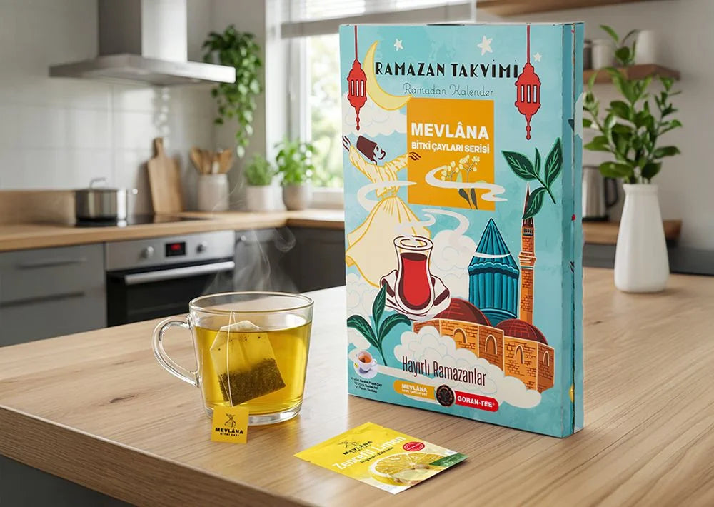Mevlana Ramadan Tee Kalender - 90 Kräutertee-Beutel in verschiedenen Sorten