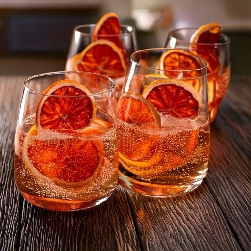 Natürliche Getrocknete Blutorangenscheiben 500g – 100% Frucht, Vegan