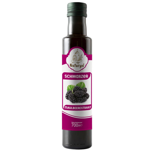 Naturyol Black Maulbeersirup 700g – 100% Natürlich Maulbeer Exktrakt