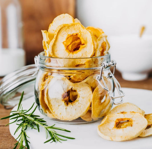 Premium Getrocknete Apfelringe – 100% Natürliche Trockenäpfel, Ohne Zucker