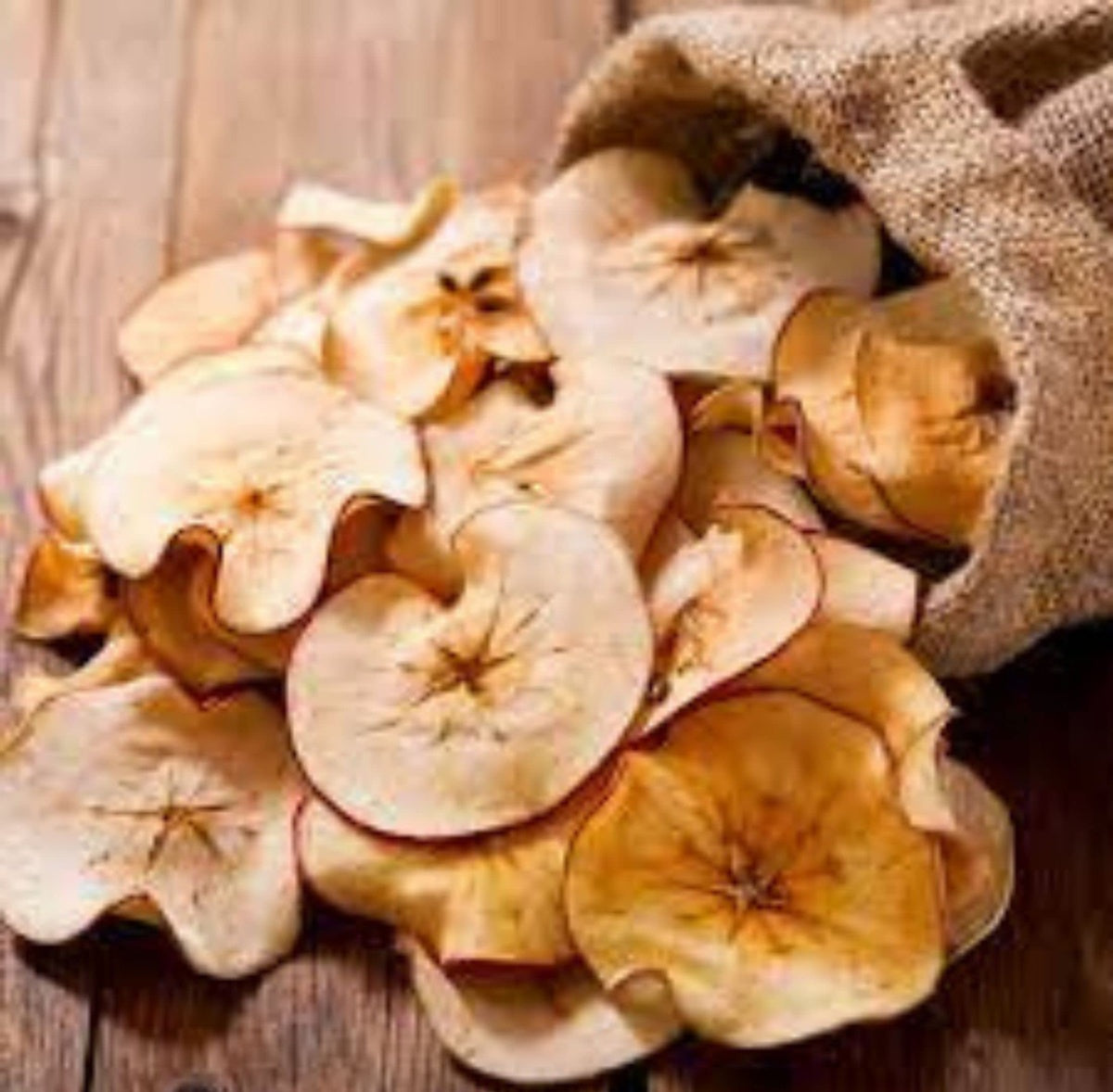 Premium Getrocknete Apfelringe – 100% Natürliche Trockenäpfel, Ohne Zucker