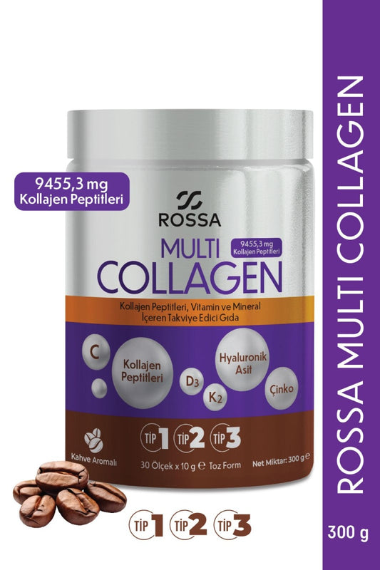 Rossa Multi Kollagen – 300 g Premium Kollagenpulver