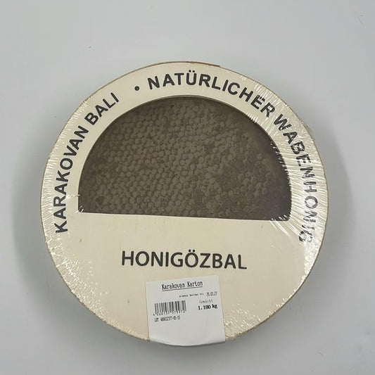 Wabenhonig im Holzrahmen – 100% Reiner Karakovan Honig aus der Türkei 1100g ±100g
