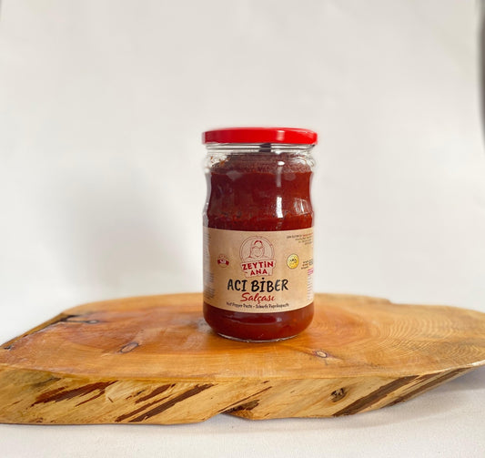 Zeytin Ana Scharfe Paprikapaste – 700g – Hausgemachte Türkische Spezialität