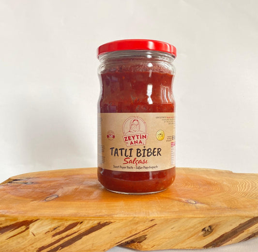 Zeytin Ana Süße Paprikapaste – 700g – Hausgemachte Türkische Spezialität