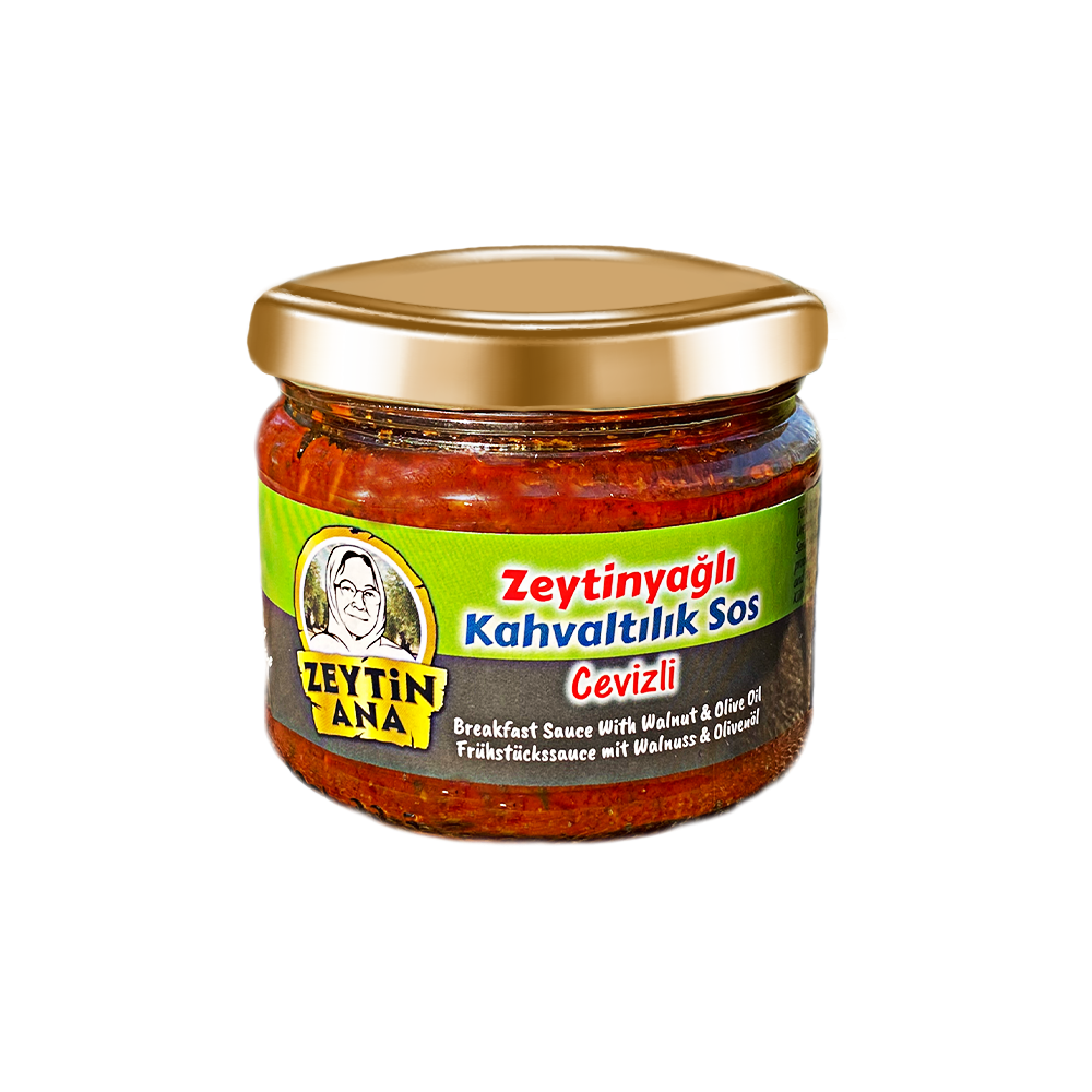 Zeytin Ana Türkische Frühstückssauce mit Olivenöl & Walnüssen 260g