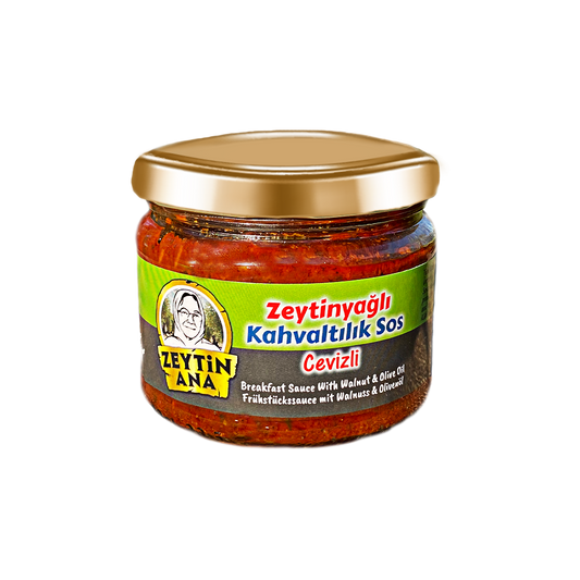 Zeytin Ana Türkische Frühstückssauce mit Olivenöl & Walnüssen 260g