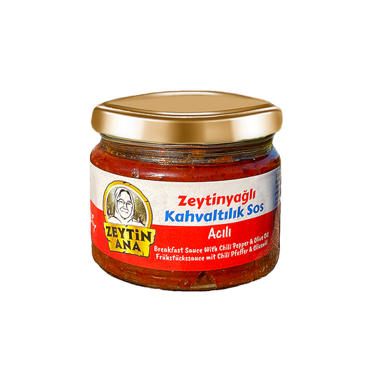 Zeytin Ana Türkische Frühstückssauce Scharf mit Knoblauch & Walnüsse 260g